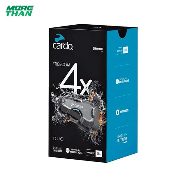 บลูทูธติดหมวก Cardo Freecom 4X DUO (แพ็คคู่)