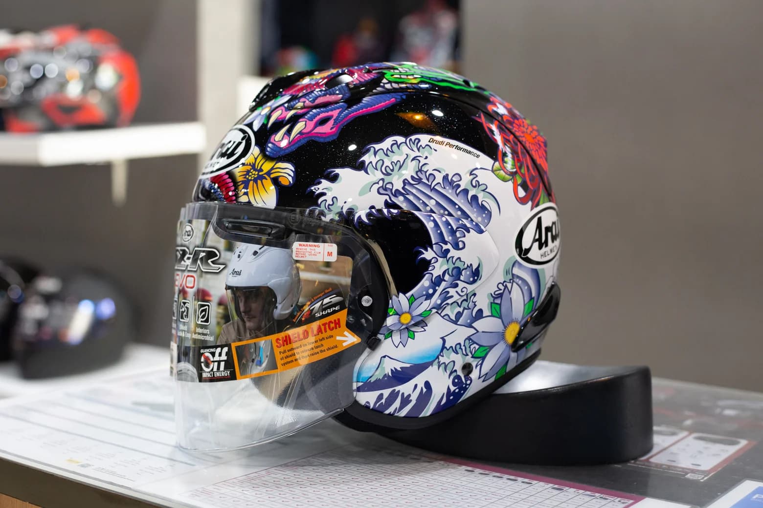 หมวกกันน็อค Arai รุ่น SZ-R EVO ลาย Oriental Black