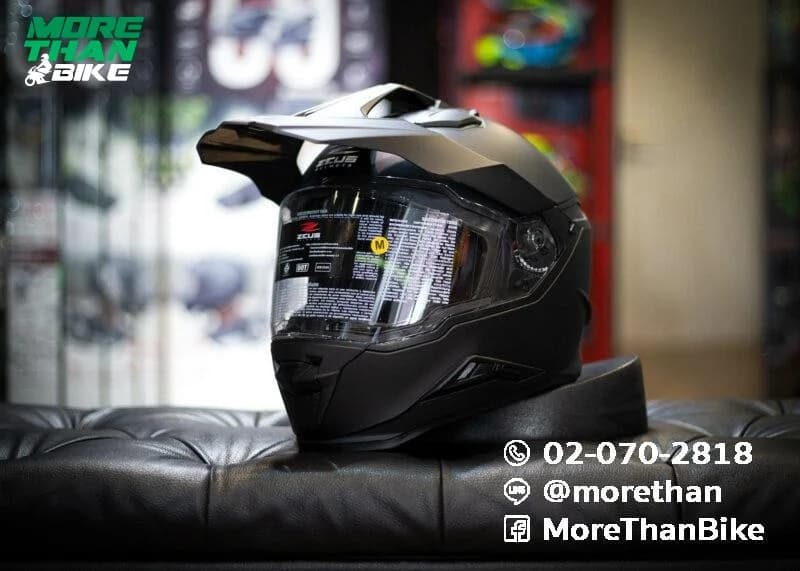 หมวกกันน็อค Zeus รุ่น ZS-913 สี Matt Black (ดำด้าน)