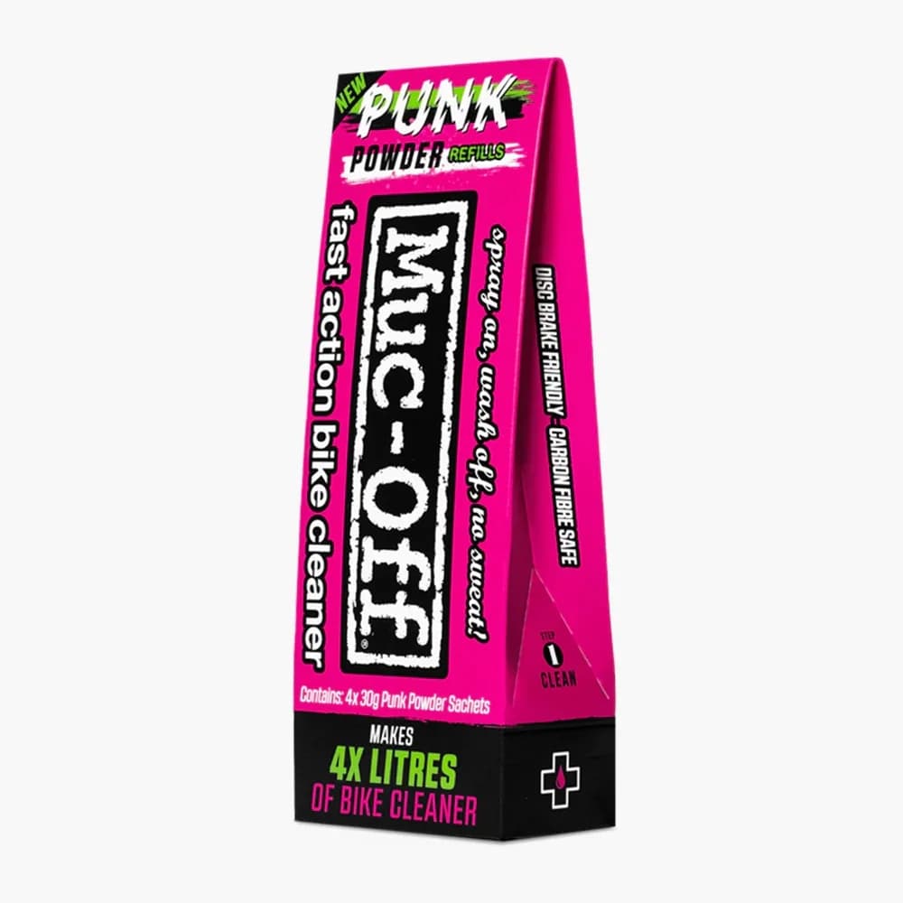 Muc-Off Punk Powder Bike Cleaner 4 Pack ผงล้างรถ สูตรเข้มข้น แบบแพ็ค 4 ซอง