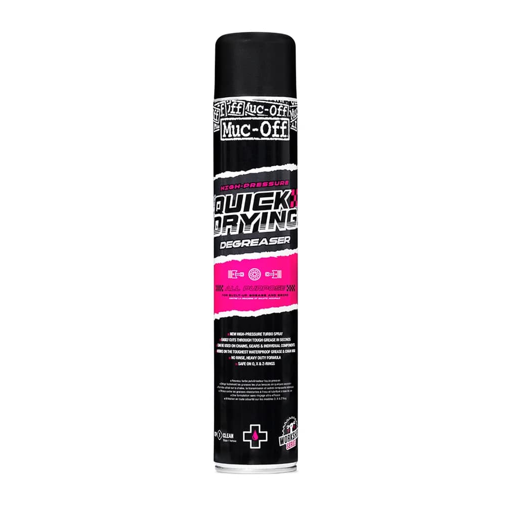 Muc-Off High-Pressure Quick Drying Degreaser - All Purpose สเปรย์ขจัดคราบน้ำมันอเนกประสงค์ สูตรแห้งไว แรงดันสูง