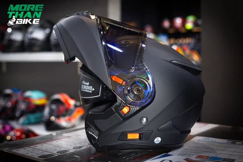 หมวกกันน็อค Real รุ่น Storm Force สี Matt Black (ดำด้าน)