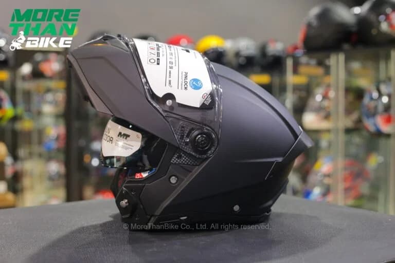 หมวกกันน็อค MT รุ่น Atom 2 SV ลาย Pure A1 Matt Black (ดำด้าน)